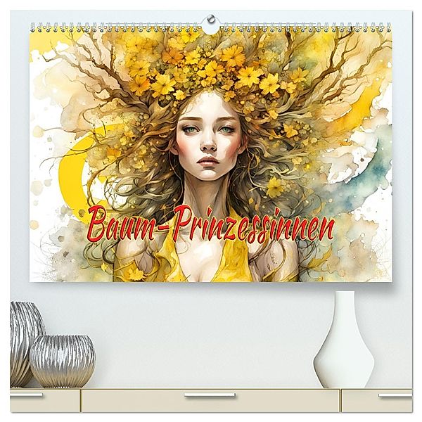 Baum-Prinzessinnen (hochwertiger Premium Wandkalender 2024 DIN A2 quer), Kunstdruck in Hochglanz, Calvendo, Dusanka Djeric