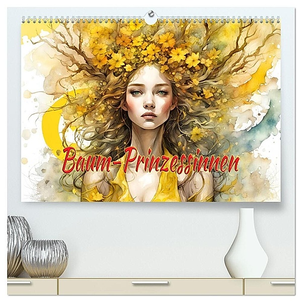 Baum-Prinzessinnen (hochwertiger Premium Wandkalender 2025 DIN A2 quer), Kunstdruck in Hochglanz, Calvendo, Dusanka Djeric