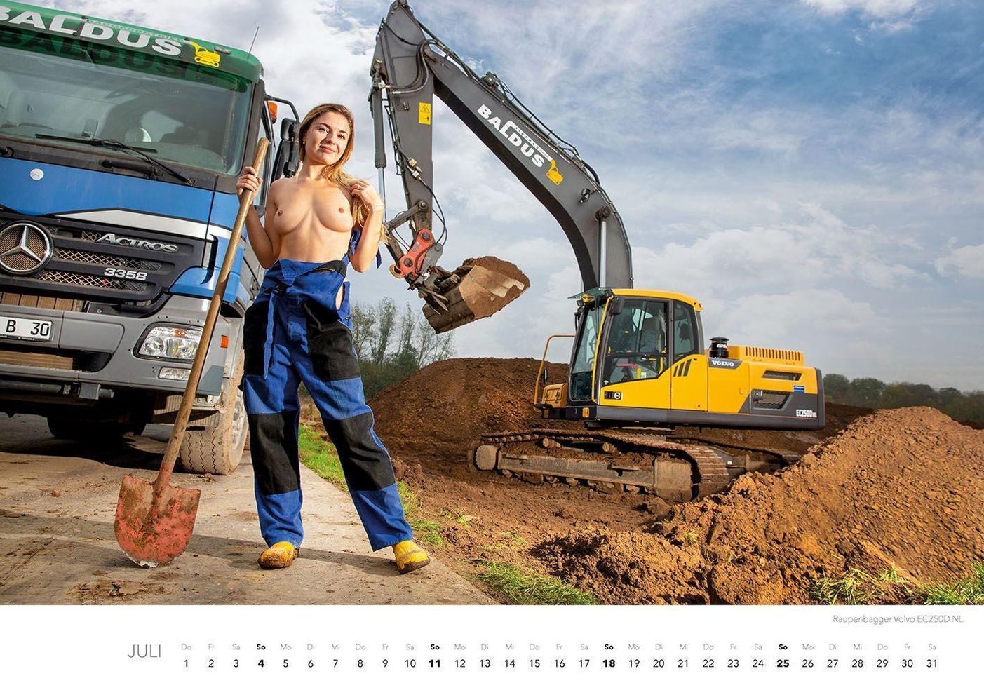 Baumaschinen Mädels 2021 - Kalender bei  bestellen