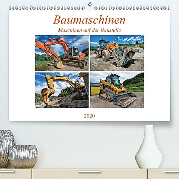 Baumaschinen - Maschinen auf der Baustelle (Premium-Kalender 2020 DIN A2 quer), Georg Niederkofler