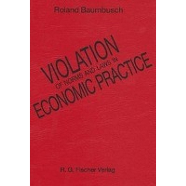 Baumbusch, R: Violation of norms, Roland Baumbusch
