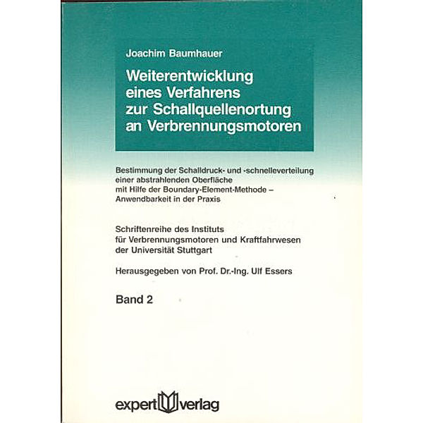 Baumhauer, J: Schallquellenortung/Verbrennungsmot., Joachim Baumhauer