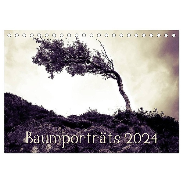 Baumporträts 2024 (Tischkalender 2024 DIN A5 quer), CALVENDO Monatskalender, Katja Jentschura