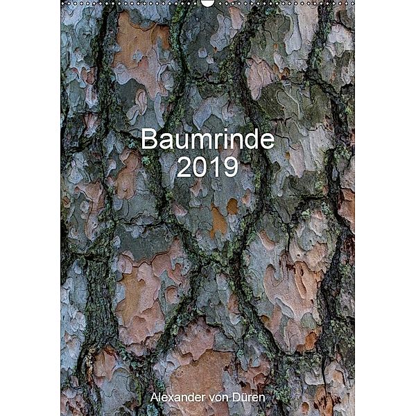 Baumrinde 2019 (Wandkalender 2019 DIN A2 hoch), Alexander von Düren