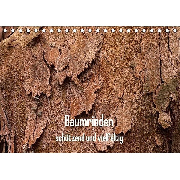 Baumrinden - schützend und vielfältig (Tischkalender 2017 DIN A5 quer), Anneli Hegerfeld-Reckert