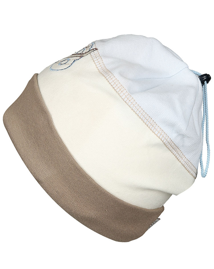 Baumwoll-Mütze HELIKOPTER in beige hellblau kaufen