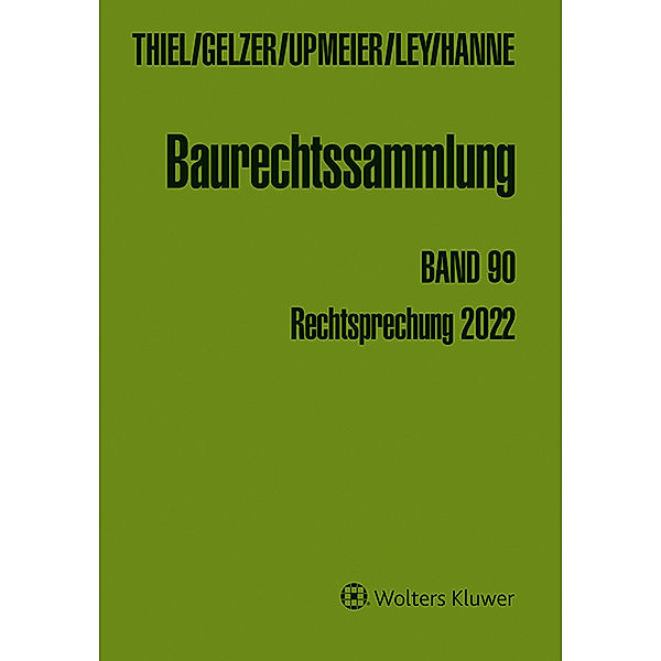 Baurechtssammlung Band 90