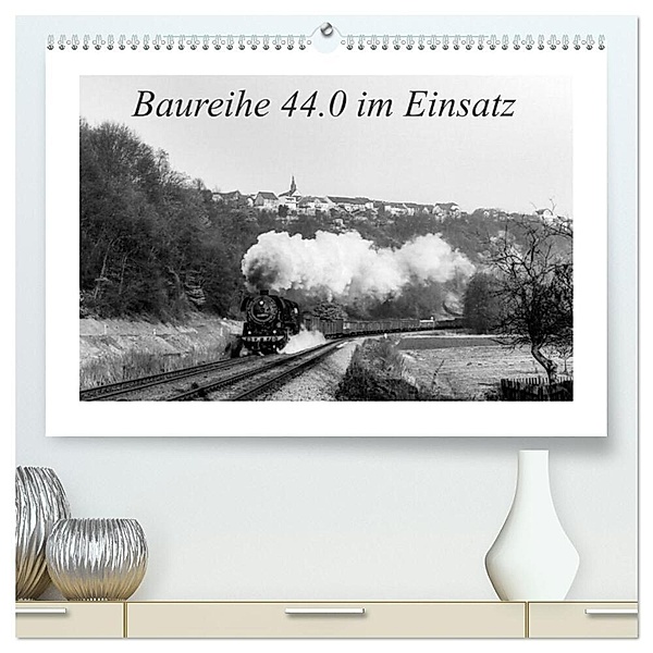 Baureihe 44.0 im Einsatz (hochwertiger Premium Wandkalender 2024 DIN A2 quer), Kunstdruck in Hochglanz, M.Dietsch