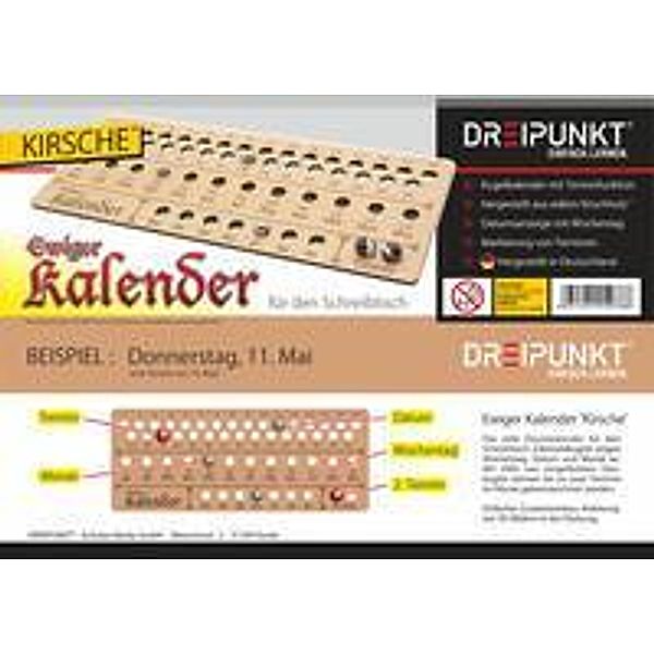 Bausatz Ewiger Kalender (Kirsch-Ausführung)