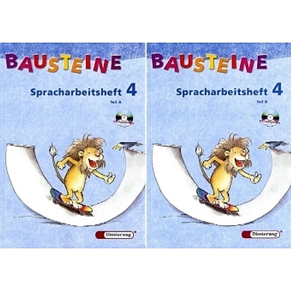 Bausteine Deutsch, Spracharbeitshefte: Spracharbeitsheft 4. Klasse, Teil A/B, 2 Bde. m. CD-ROM