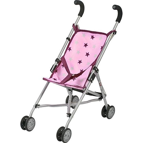 CHIC 2000 Bayer Chic 2000 - 601 78 Mini-Buggy Roma, Puppenbuggy, Stars Brombeere