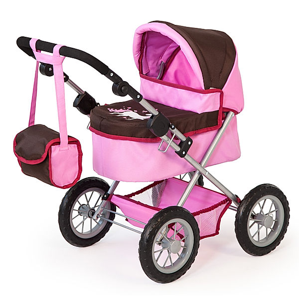 Bayer Design Puppenwagen Trendy braun/rosa