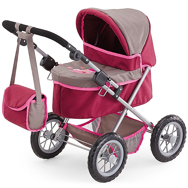 Bayer Design Puppenwagen Trendy grau/pink