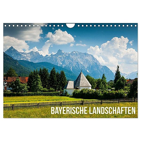 Bayerische Landschaften (Wandkalender 2024 DIN A4 quer), CALVENDO Monatskalender, Mikolaj Gospodarek