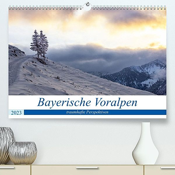 Bayerische Voralpen - traumhafte Perspektiven (Premium, hochwertiger DIN A2 Wandkalender 2023, Kunstdruck in Hochglanz), Thomas Rosier (Videografic)