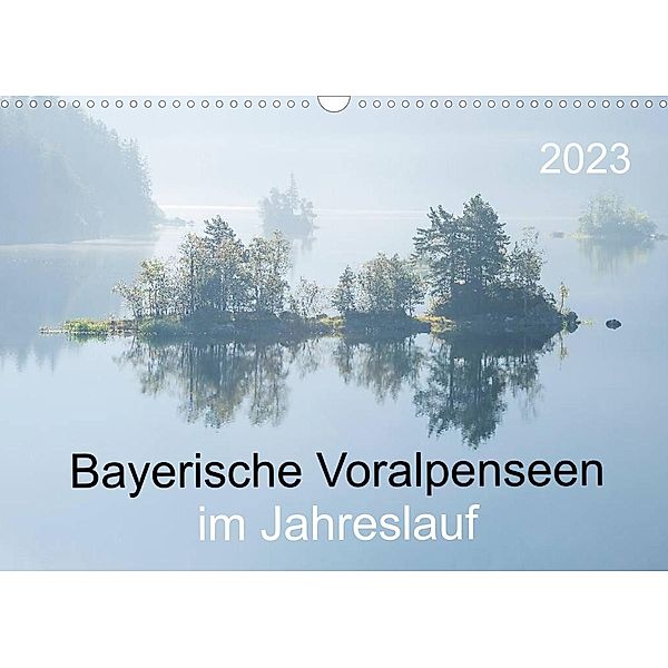 Bayerische Voralpenseen im Jahreslauf (Wandkalender 2023 DIN A3 quer), Norbert maier