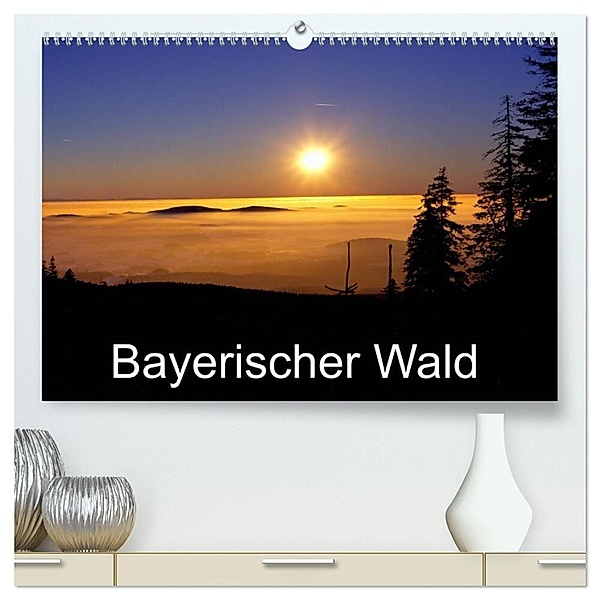 Bayerischer Wald (hochwertiger Premium Wandkalender 2024 DIN A2 quer), Kunstdruck in Hochglanz, Willy Matheisl