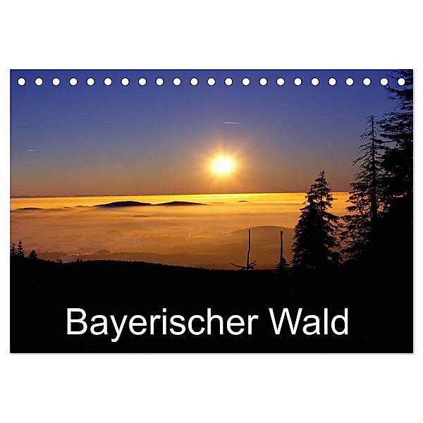 Bayerischer Wald (Tischkalender 2024 DIN A5 quer), CALVENDO Monatskalender, Willy Matheisl