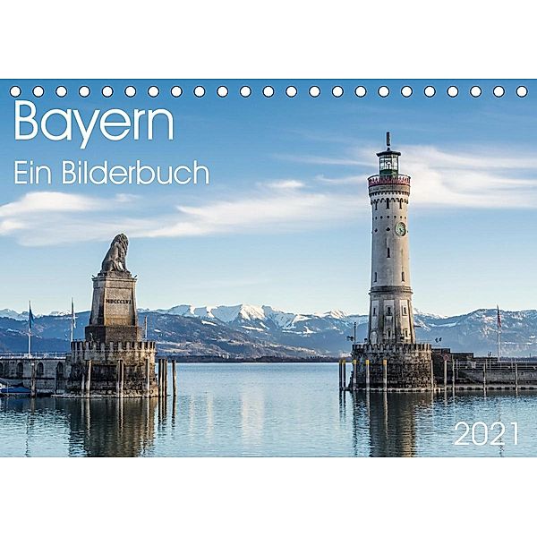 Bayern - Ein Bilderbuch (Tischkalender 2021 DIN A5 quer), Wolfgang Zwanzger