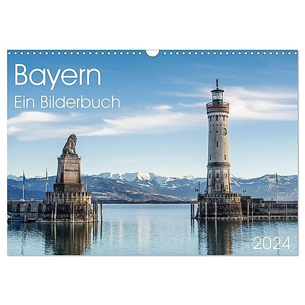 Bayern - Ein Bilderbuch (Wandkalender 2024 DIN A3 quer), CALVENDO Monatskalender, Wolfgang Zwanzger