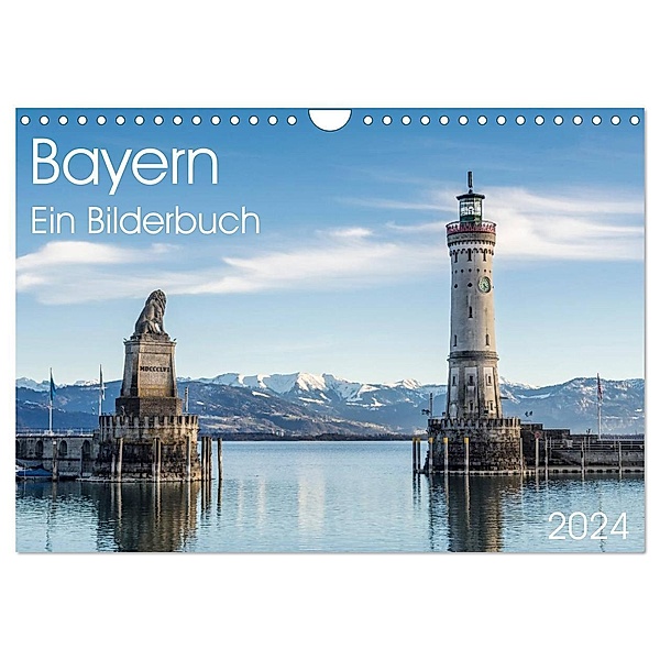 Bayern - Ein Bilderbuch (Wandkalender 2024 DIN A4 quer), CALVENDO Monatskalender, Wolfgang Zwanzger