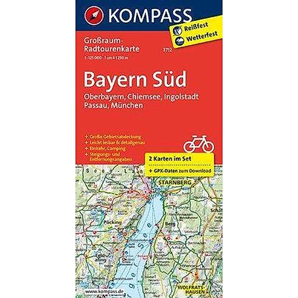 Bayern Süd, Oberbayern, Chiemsee, Ingolstadt, Passau, München