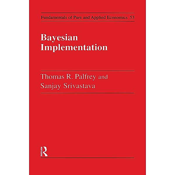 Bayesian Implementation, Thomas R. Palfrey