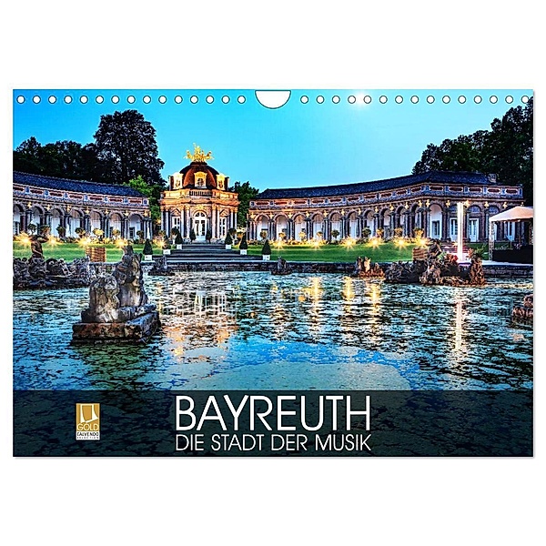 Bayreuth - die Stadt der Musik (Wandkalender 2024 DIN A4 quer), CALVENDO Monatskalender, Val Thoermer