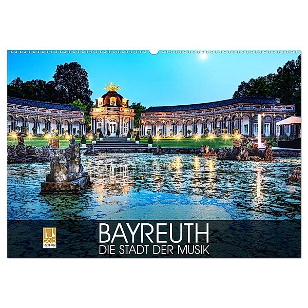 Bayreuth - die Stadt der Musik (Wandkalender 2024 DIN A2 quer), CALVENDO Monatskalender, Val Thoermer
