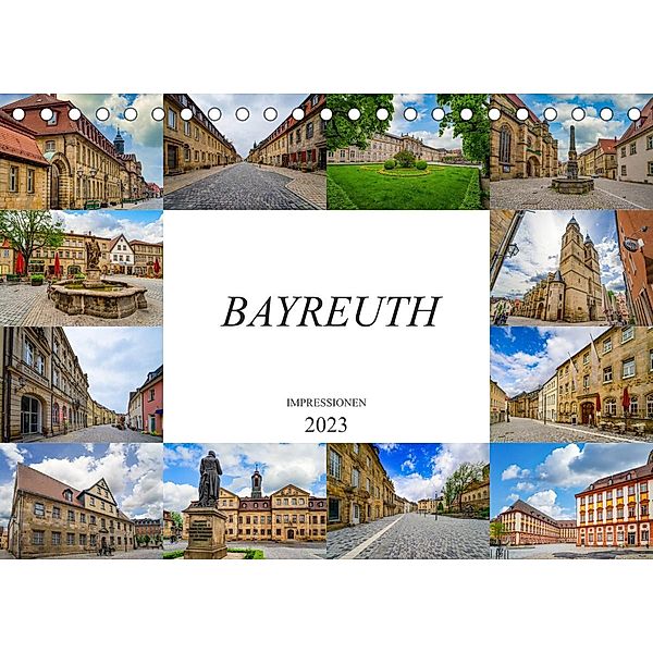 Bayreuth Impressionen (Tischkalender 2023 DIN A5 quer), Dirk Meutzner