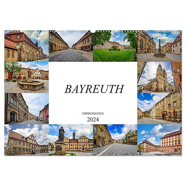 Bayreuth Impressionen (Wandkalender 2024 DIN A2 quer), CALVENDO Monatskalender, Dirk Meutzner