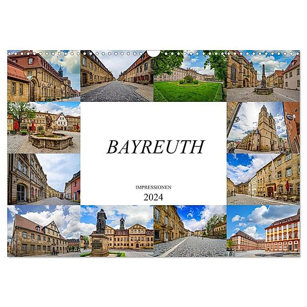 Bayreuth Impressionen (Wandkalender 2024 DIN A3 quer), CALVENDO Monatskalender, Dirk Meutzner
