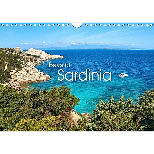 Bays of Sardinia (Wall Calendar 2021 DIN A4 Landscape), Jakob Otto