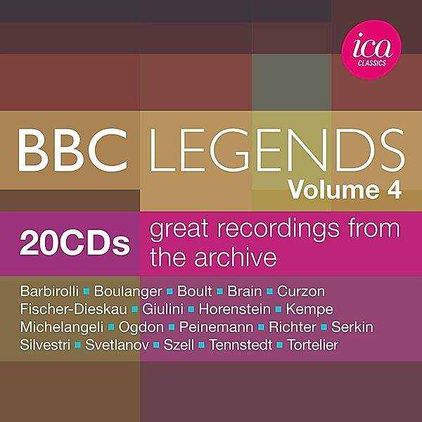 Bbc Legends,Volume 4, Tennstedt, Boulanger, Boult, Richter, Tortelier