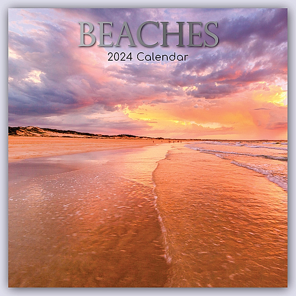 Beaches - Traumstrände 2024 - 16-Monatskalender, Gifted Stationery Co. Ltd