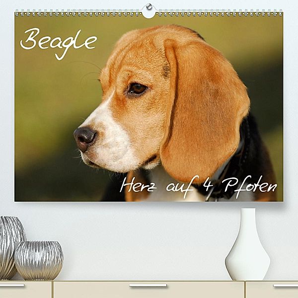 Beagle - Herz auf 4 Pfoten (Premium-Kalender 2020 DIN A2 quer), Sigrid Starick