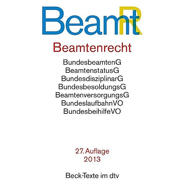 Beamtenrecht (BeamtR)