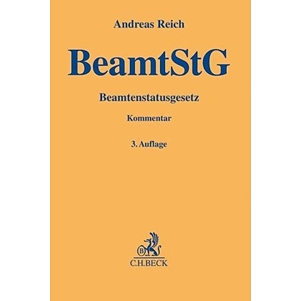 BeamtStG Beamtenstatusgesetz, Kommentar, Andreas Reich