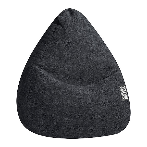 Beanbag ALFA XL, 70 x 110 cm (Farbe: schwarz)