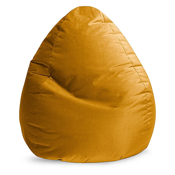 BeanBag MARLA XXL, 80 x 130 cm (Farbe: senf)