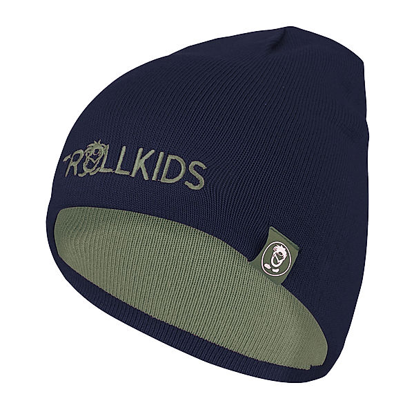 TROLLKIDS Beanie KIDS TROLL in moss/mystic blue