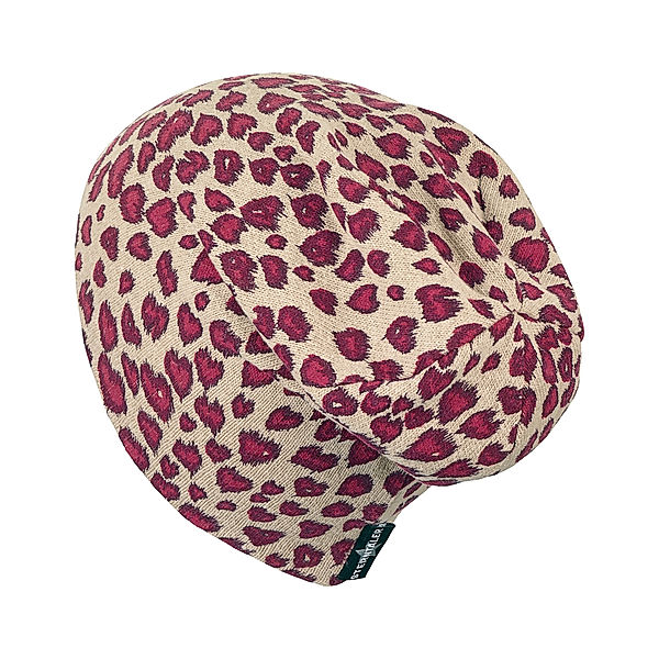 Sterntaler Beanie SLOUCH PINK HEARTS in beige