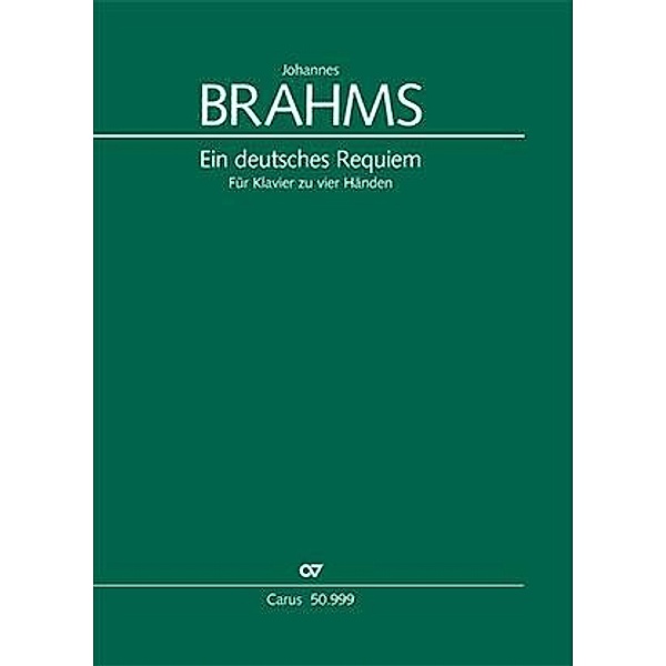 Bearbeitung für Klavier zu vier Händen, Johannes Brahms