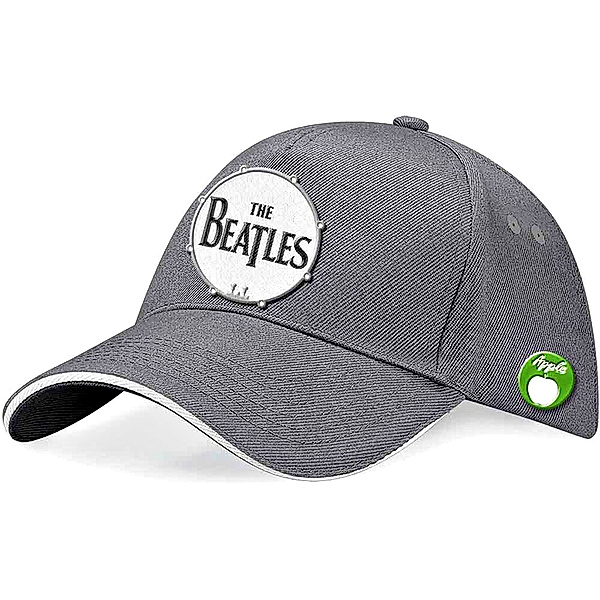 Beatles_Drum_GREY_Canvas Baseball Cap