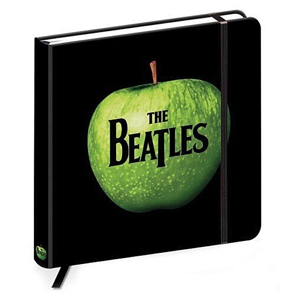 Beatles Notizbuch, schwarz mit Logo (Fanartikel)