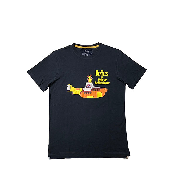 Beatles T-Shirt Yellow Submarine, Farbe: Navy, Größe: M (Fanartikel)