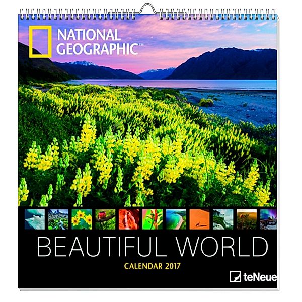 Beautiful World Broschürenkalender 2017, National Geographic