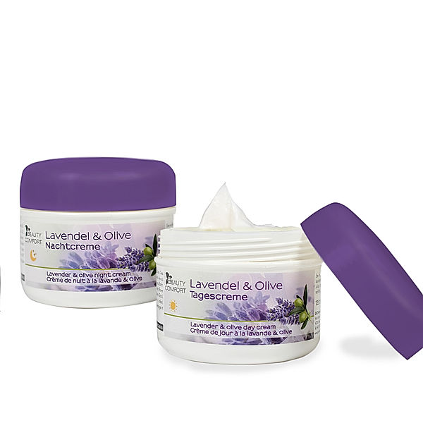 Beauty Comfort Lavendel & Olive Tages- und Nachtcreme je 125 ml