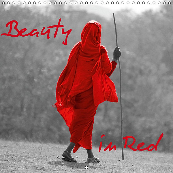 Beauty in Red (Wall Calendar 2019 300 × 300 mm Square), Angelika Kimmig