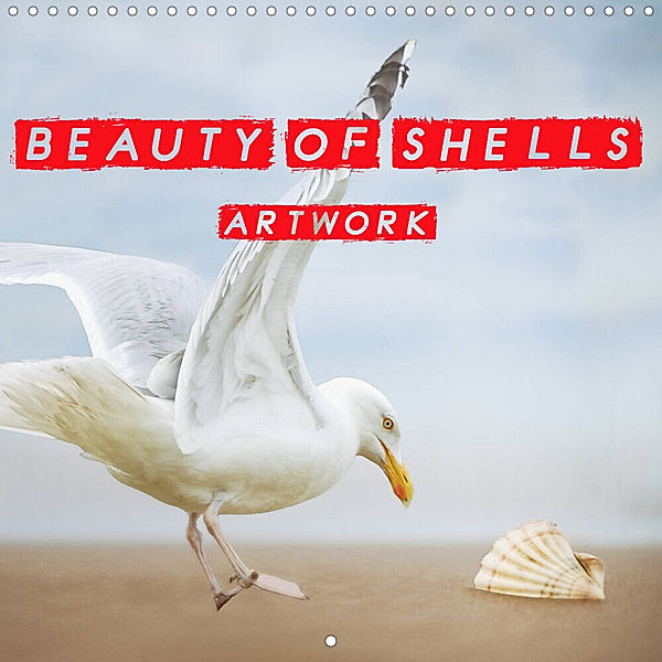 Beauty of shells artwork (Wall Calendar 2023 300 × 300 mm Square), Liselotte Brunner-Klaus